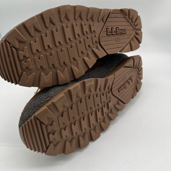L.L. Bean Sherpa Leather Hiking Boots Kids 5 - Picture 6 of 6